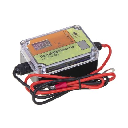 Desulfator CARCLEVER - oživovač baterií 12V-48V, 200Ah