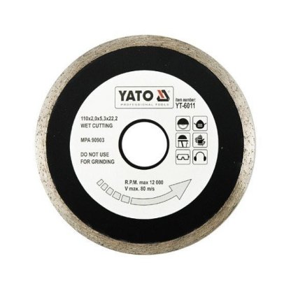 Diamantový kotouc EN 180 mm - YT-6016