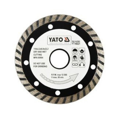 Diamantový kotouč TURBO 115 mm - YT-6022