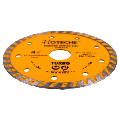 Diamantový řezný kotouč 115 mm, TURBO - HT570303