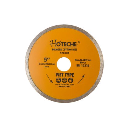 Diamantový řezný kotouč 125 mm, WET TYPE - HT570104