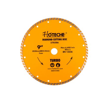 Diamantový řezný kotouč 230 mm, TURBO - HT570306