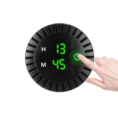 Digitální LED hodiny 12-24V, zelené