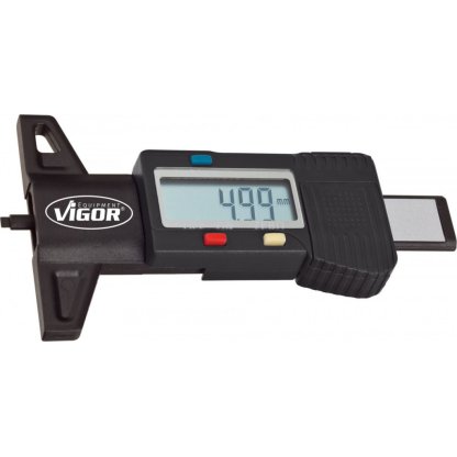 Digitální měřič hloubky dezénu pneumatik 0-27 mm - V1584