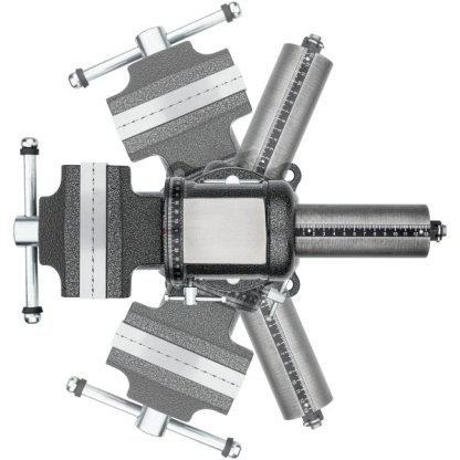 Dílenský svěrák s otočným talířem, 150mm - V6150N