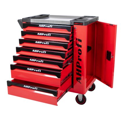 Dílenský vozík Mechanic bez nářadí, 7 zásuvek - AH3106P