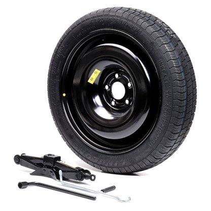 Dojezdové plech. kolo (Kit 304) rozteč 5/100-57,1/54,1 pneu 115/70R15,vak,hever,klíč 21