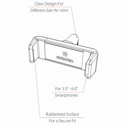 Držák mobilu do mřížky ventilace SWISSTEN S-GRIP AV-1, 45472