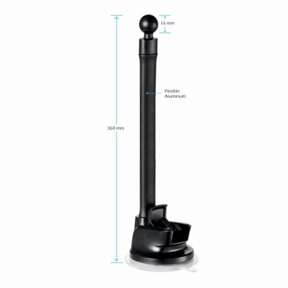 Držák mobilu na přísavku SWISSTEN S-GRIP S3, husí krk, 45465