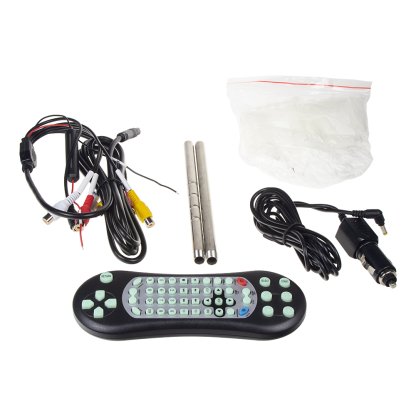 DVD/SD/USB monitor 9" v černé opěrce