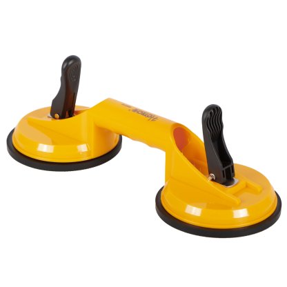 Dvojitá přísavka na sklo, 2 x 123 mm - HT423112