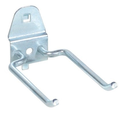 Dvojitý hák do děrované desky, 96 mm, 2 ks - ZS003803