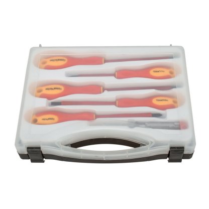 Elektrikářské šroubováky VDE, 6 ks - HT244106
