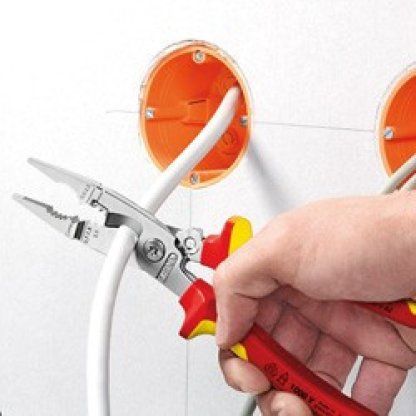 Elektroinstalační kleště chromované 200 mm - 1386200