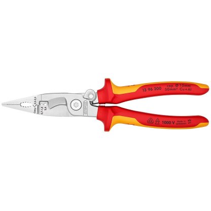 Elektroinstalační kleště chromované 200 mm - 1396200