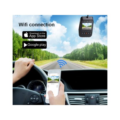 FULL HD kamera + 2" LCD monitor, WI-FI