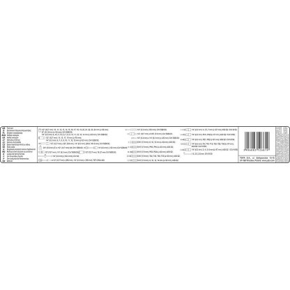 Gola sada 1/4" a 1/2", 94 ks - YT-12681