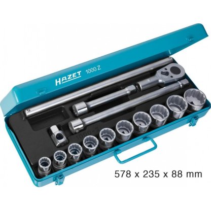 Gola sada 3/4", 15 ks Hazet - 1000Z