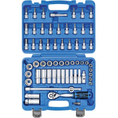 Gola sada 3/8”, palcová, 61 ks - B2215