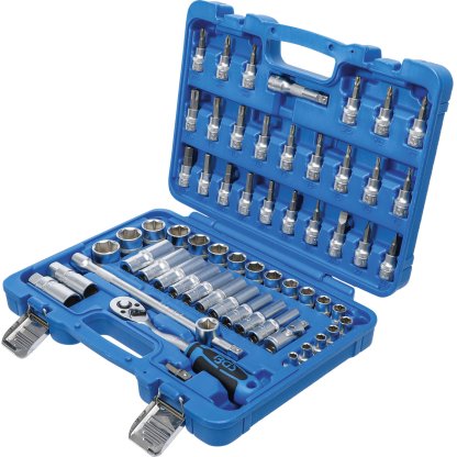 Gola sada 3/8”, palcová, 61 ks - B2215