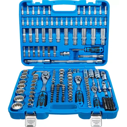 Gola sada a sada nástrčných klíčů "Gear Lock", 1/4", 3/8" a 1/2", 192 ks