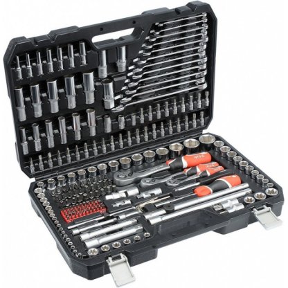 Gola sada s klíči 1/2", 1/4" a 3/8", 216 ks - YT-38841