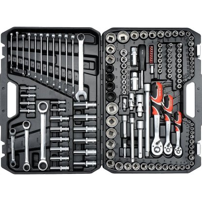 Gola sada s klíči 1/4", 3/8" a 1/2", 150 ks - YT-38811