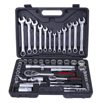 Gola sada s klíči 1/4" a 1/2", 61 ks - AH126101