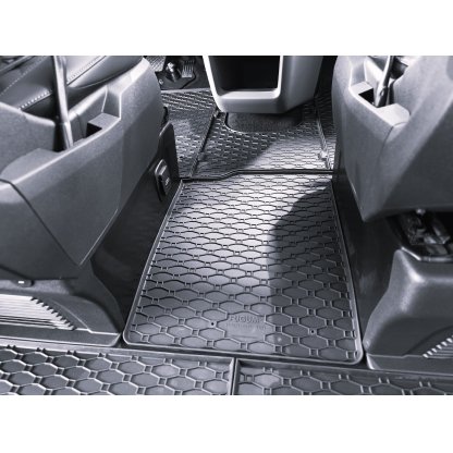 Gumové autokoberce Ford Tourneo / Transit Custom 2místný + tunel 2023- | RIGUM