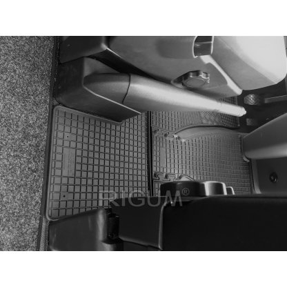 Gumové autokoberce Volkswagen T6.1 Multivan 2místný + tunel (4díl) 2019- | RIGUM