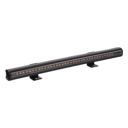 Gumové výstražné LED světlo vnější, oranžové, 12/24V, 340mm