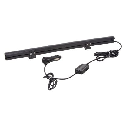 Gumové výstražné LED světlo vnější, oranžové, 12/24V, 440mm