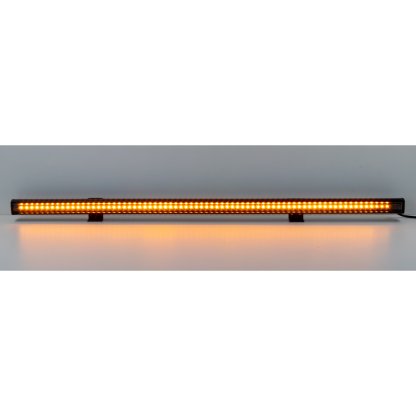 Gumové výstražné LED světlo vnější, oranžové, 12/24V, 640mm