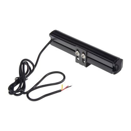 Gumové výstražné LED světlo vnější, oranžové, 12V, 150mm
