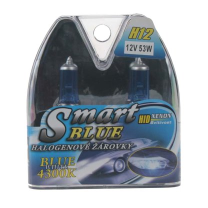 Halogen. žárovka 12V s paticí H12, Blue white 4300K