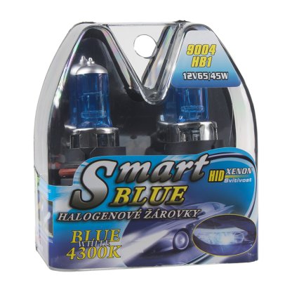 Halogen. žárovka 12V s paticí HB1 (9004), Blue white 4300K