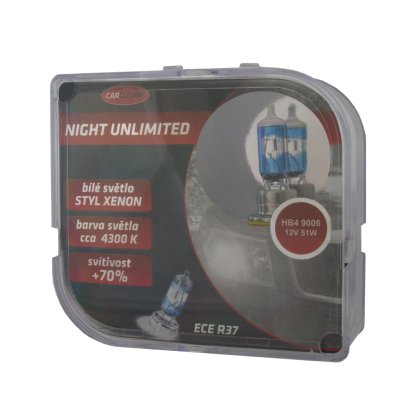 Halogen. žárovka 12V s paticí HB4 (9006), Night unlimited 4300K