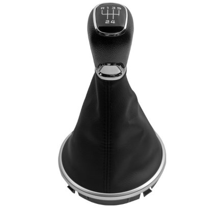 Hlavice řadící páky s manžetou pro FABIA Model MK2 a model MK3, kulatá, 875968