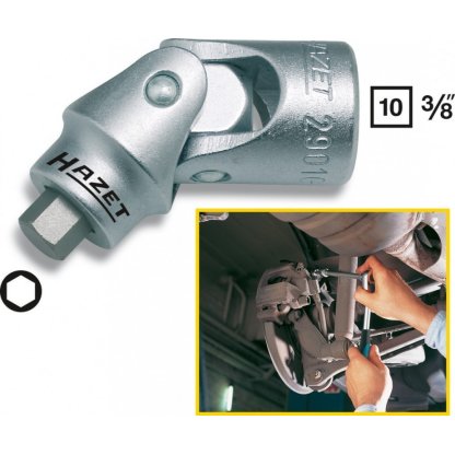 Hlavice s bitem a kardanovým kloubem 3/8" S7 Hazet 2901G-7 - HA051816