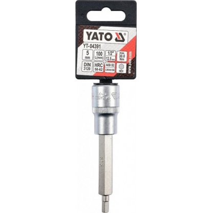 Hlavice s bitem HEX 1/2" H5 Yato - YT-04391