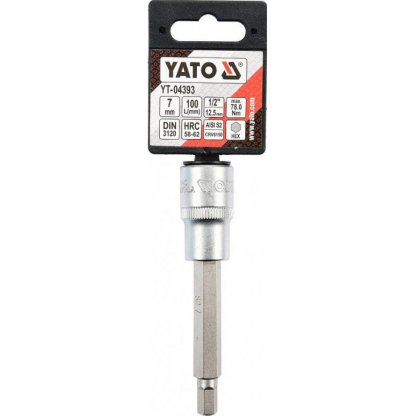 Hlavice s bitem HEX 1/2" H7 Yato - YT-04393