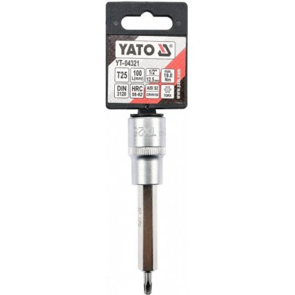 Hlavice s bitem TORX 1/2" T25 YATO - YT-04321