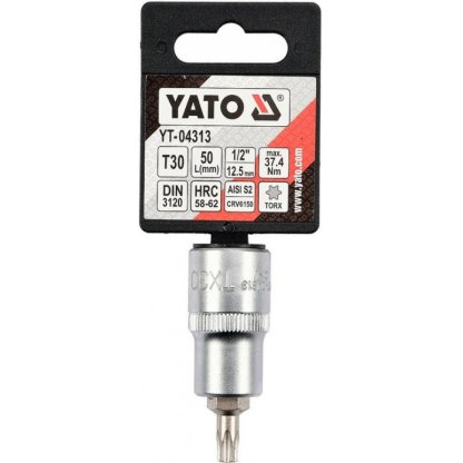 Hlavice s bitem TORX 1/2" T30 YATO - YT-04313