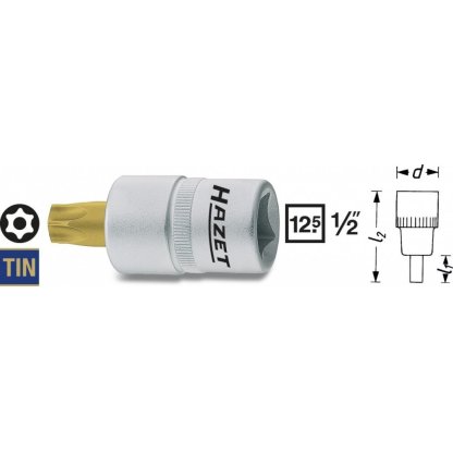 Hlavice s bitem TORX 1/2" T50H HAZET 992-T50H - HA050888