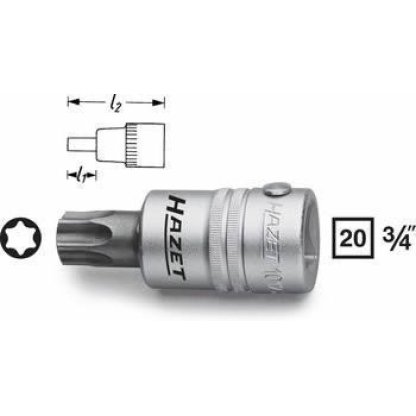 Hlavice s bitem TORX 3/4" T100 HAZET 1012-T100 - HA087525