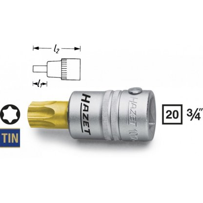 Hlavice s bitem TORX 3/4" T90 HAZET 1012-T90 - HA087518