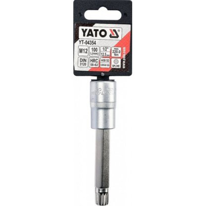 Hlavice s bitem XZN 1/2" M12 YATO - YT-04354