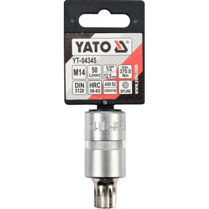 Hlavice s bitem XZN 1/2" M14 YATO - YT-04345