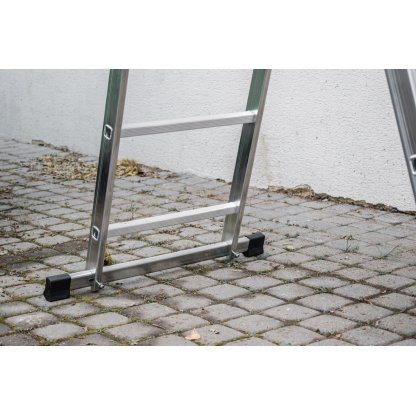 Hliníkový trojdílný žebřík, 3x6 stupňů, 2,97 m, max. zátěž 150 kg