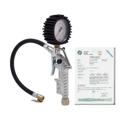 Hustič pneu s manometrem OMG73, 0-10 bar - F10245